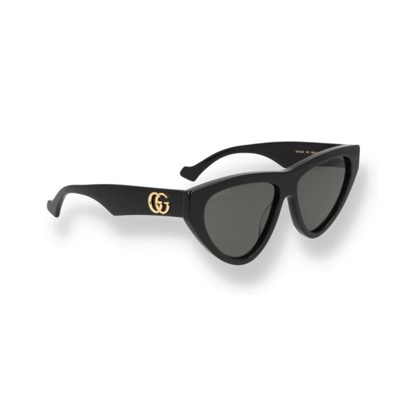 NEW GUCCI GG1333S 001 BLACK CAT EYE WOMEN OMEN SUNGLASSES GUCCI